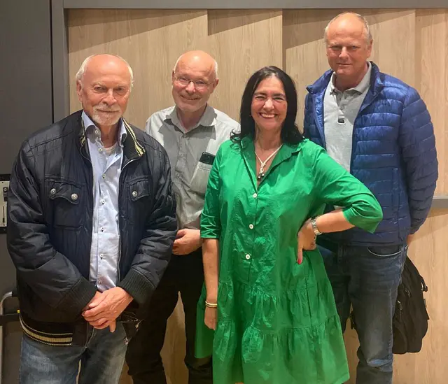 Die FDP-Fraktion Buchholz (v. li.): Wilhelm Pape, Ingmar Schmidt, Nicole Bracht-Bendt und Dr. Martin Pries | Foto: Arno Reglitzky