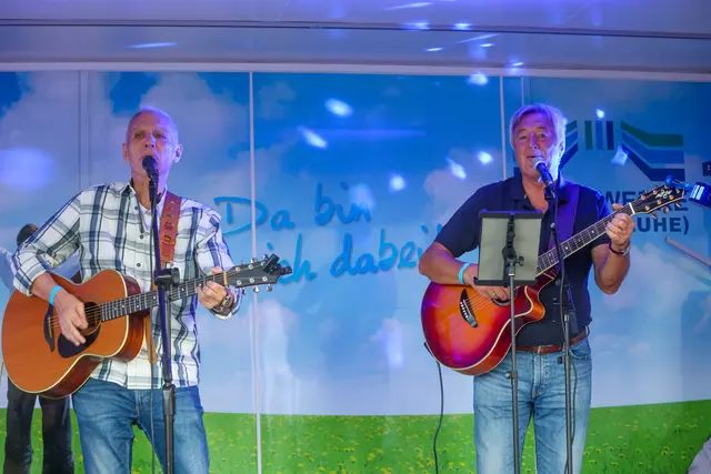 Dieter Kindler (re.) und Olaf Lennartz sorgten für die musikalische Unterhaltung | Foto: ks