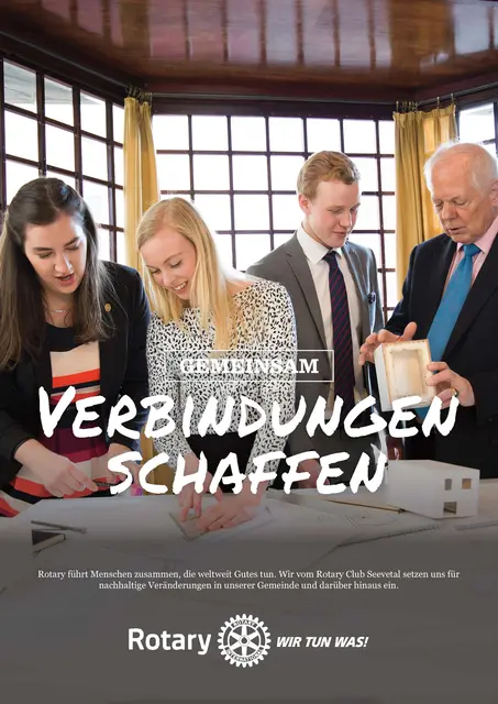 Das Plakat zur Aktion  | Foto: Rotary Club Seevetal