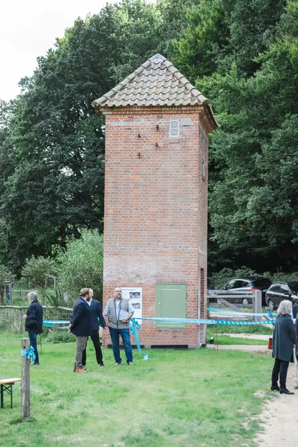Das Trafohaus ist von Ashausen an den Kiekeberg gezogen | Foto: nw
