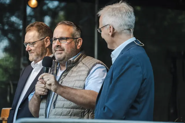 Jan Bauer als Vorsitzender des Fördervereins bei seinem Grußwort | Foto: nw