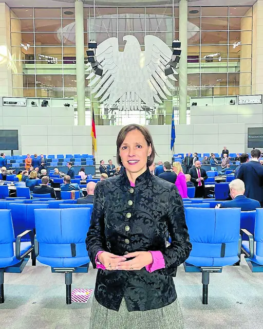 Im Berliner Bundestag: die neue Abgeordnete Dr. Cornell Babendererde / Archivbild | Foto: Stephanie Jahn