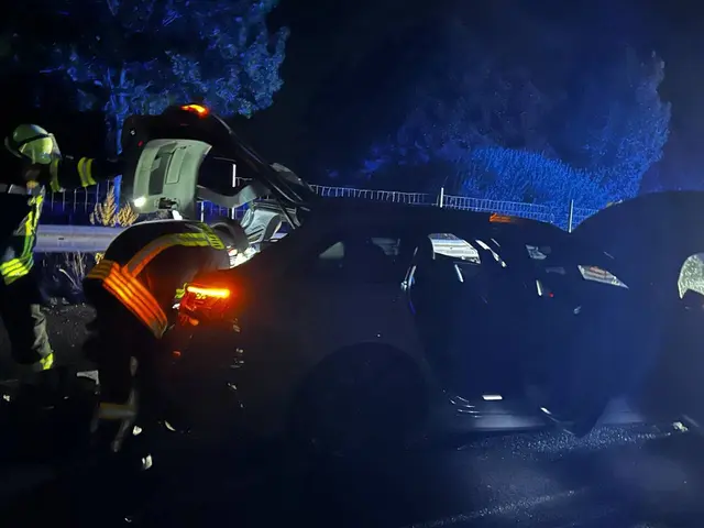 Die Feuerwehr arbeitete spät in die Nacht | Foto: FF Dollern