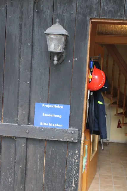 Das Projektbüro mit der Bauleitung des Investors ist derzeit im denkmalgeschützten Haus untergebracht | Foto: ce