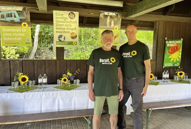 Die beiden Fraktionssprecher Wolfgang Weh (li.) und Markus Winter | Foto: Weh