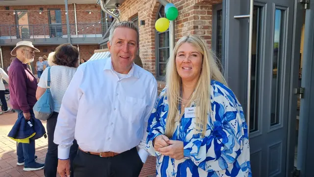 Timo Gerke und Meike Thomas  | Foto: ig