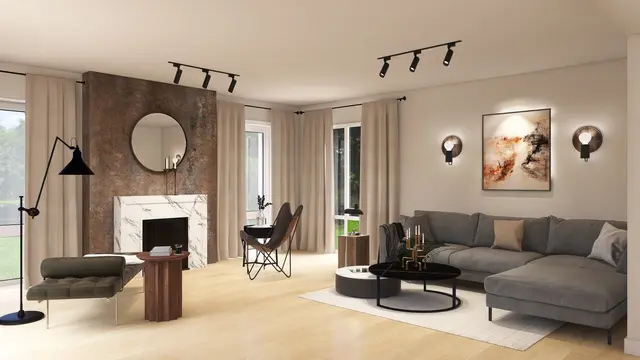 ... Das gleiche Wohnzimmer nach der Beratung. | Foto: OW-Design