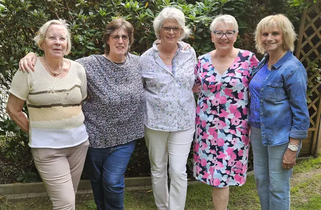 Der neue Vorstand des Frauensingkreis: Rita Sommerstange (v. li.), Bärbel Müller, Astrid Tangermann, Gilda Blädel, Gisela Grunze | Foto: Bärbel Müller