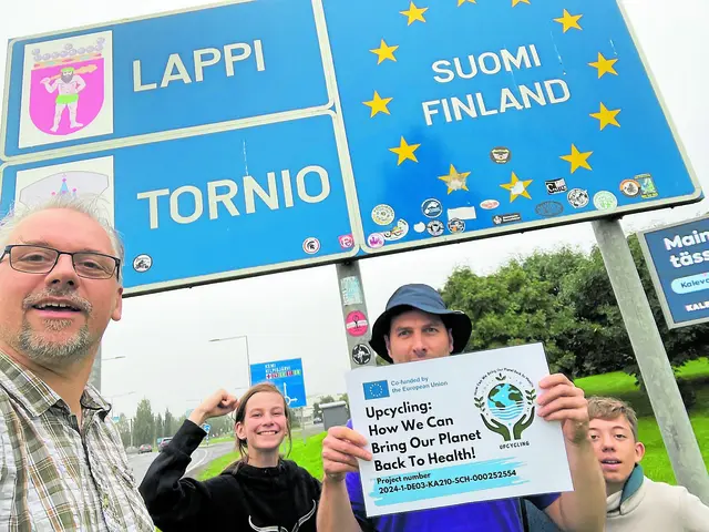 Das Ziel der Fahrt war Finnland - hier an der Grenze von Schweden nach Finnland | Foto: Horizonta