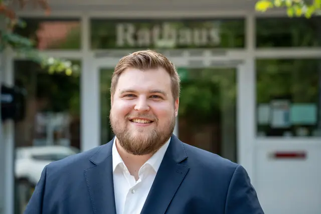 Stelles CDU-Vorsitzender Jannik Stuhr kandidiert als Bürgermeister  | Foto: Niklas Hintze