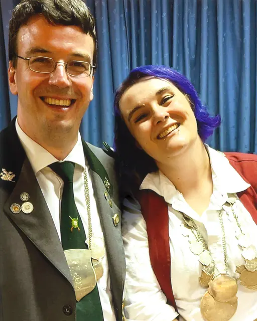 Sascha Detjen und Fiona Riebesehl freuen sich über ihren Erfolg | Foto: Karin Buchholz