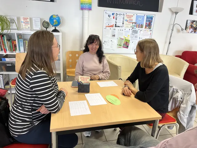 Ein Austausch auf Augenhöhe im Sprachcafé Buxtehude | Foto: Sandra Polenz