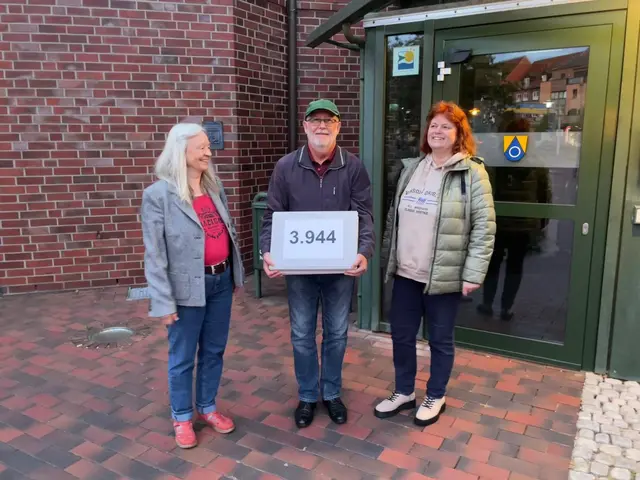 Fast 4.000 Neu Wulmstorfer unterschreiben für 20 Jahre Bestand | Foto: Willibald Müller 