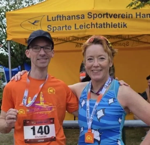 Erfolgreiche Laufsportler: Christian Küsel und Kirsti Sarikaya | Foto: Sarikaya