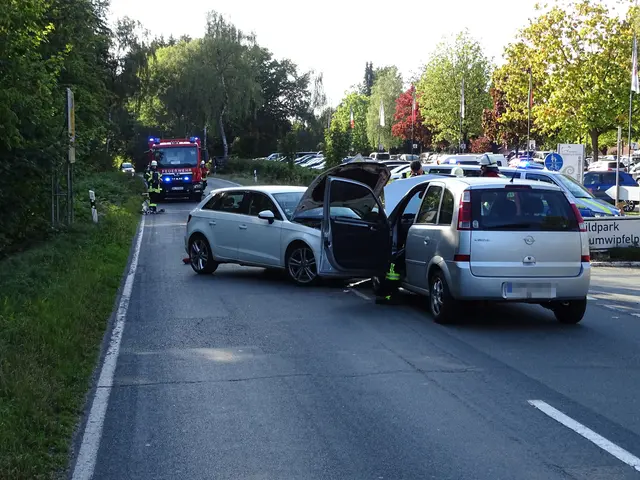 Direkt vor der Einfahrt zum Wildpark krachte es  | Foto: Freiwillige Feuerwehr Samtgemeinde Hanstedt