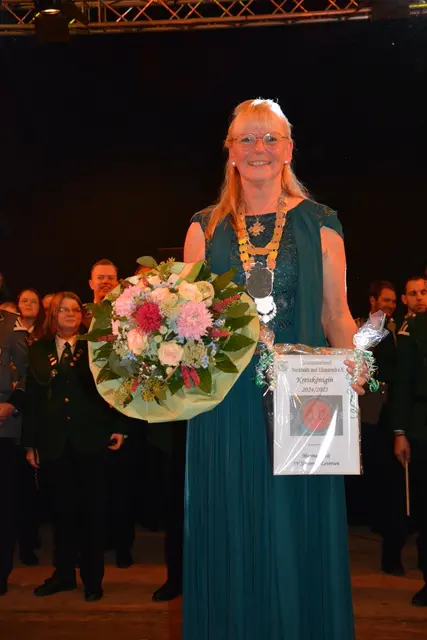 Kreiskönigin 2024/2025 Marina Ebelt vom Schützenverein Sieversen-Leversen | Foto: Schützenverband