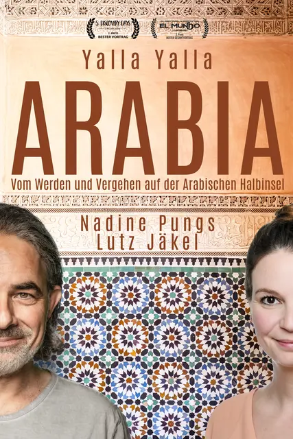 Plakat zur Live-Reportage „Yalla Yalla Arabia“ mit Nadine Pungs und Lutz Jäkel, die am 12. Oktober im Amtshaus Moisburg zu Gast sind | Foto: Jäkel Pungs