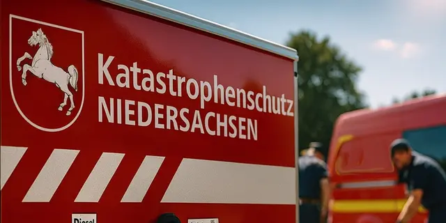 Das Land Niedersachsen stärkt den Katastrophenschutz. Auch der Landkreis Stade profitiert | Foto: KI-generiert