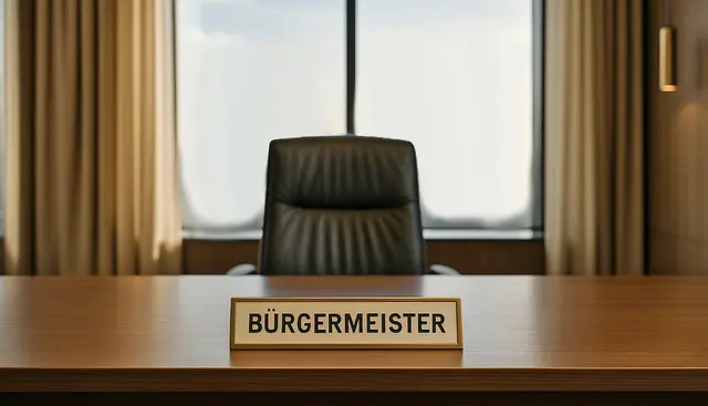 Im Landkreis Stade räumt im kommenden Jahr mehr als die Hälfte der hauptamtlichen  Bürgermeisterinnen und Bürgermeister ihren Chefsessel im Rathaus | Foto: KI-generiert