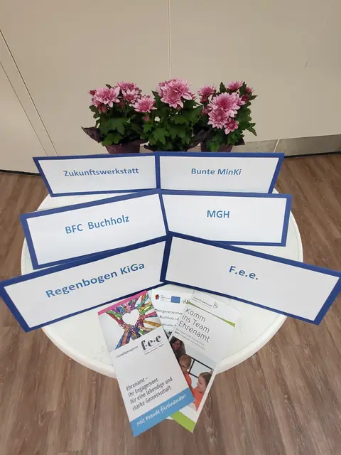 Beteiligte Institutionen am Markt der Möglichkeiten in der Waldschule | Foto: Dagny Mielke