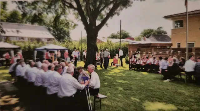 Schützengarten am neuen Schützenhaus | Foto: Archiv SK Borstel-Sangenstedt