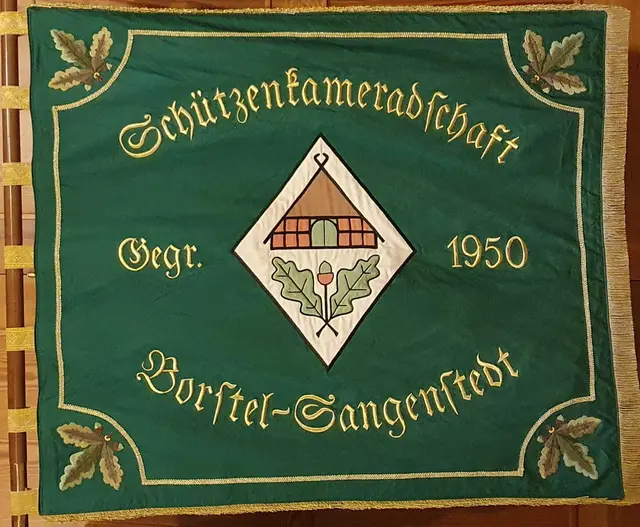 Fahne aus dem Jahr 2000 | Foto: SK Borstel-Sangenstedt