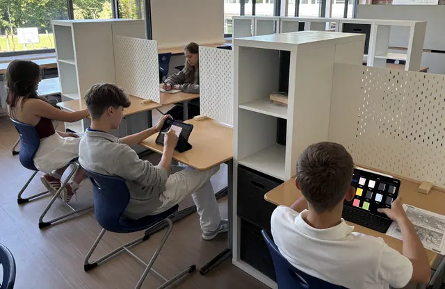 So sehen die Schüler-Lernbüros aus | Foto: Torben Herberg