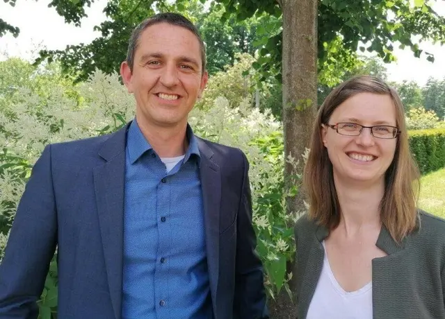 Markus Trettin (li.) und Ines Bader von der Wirtschaftsförderung der Stadt Winsen schaffen wertvolle Schnittstellen zwischen Verwaltung, Wirtschaft und Politik | Foto: Stadt Winsen