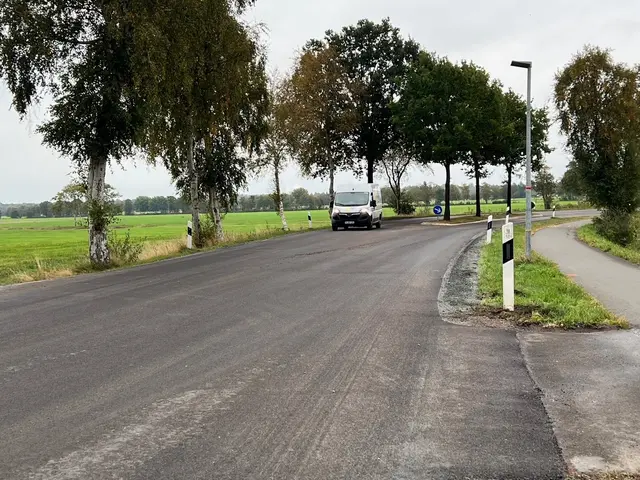 Die K80 ist nach Abschluss der Bauarbeiten wieder befahrbar | Foto: Daniel Beneke/LK Stade