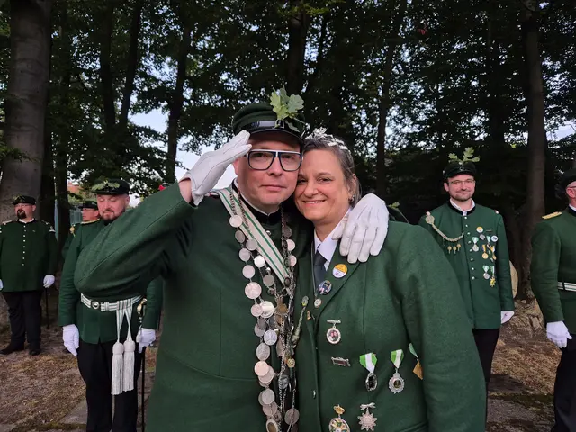 Vizekönig Tim „der Wiederholungstäter“ Goetsch mit seiner Frau Ivonn Goetsch | Foto: Schützenverein Tostedt