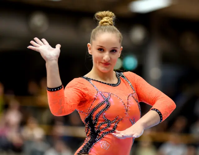 Die ehemalige Buchholzer Top-Turnerin Karina Schönmaier (20) | Foto: 24passion/ Dominik Türk