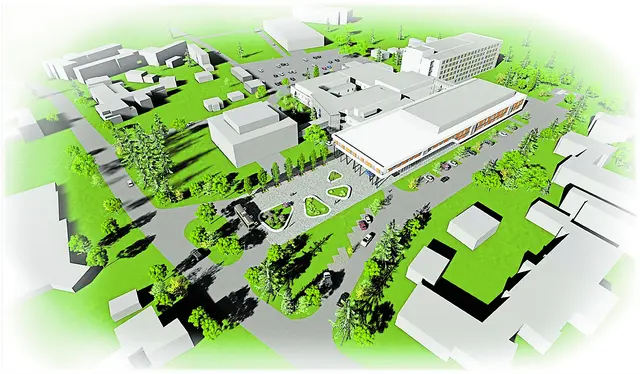 Modern: So soll das Krankenhaus Buchholz nach dem Masterplan in Zukunft aussehen | Foto: Krankenhaus BUchholz