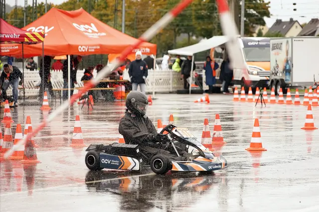Patrik Westedt fährt auch im Regen schnelle und fehlerfreie Zeiten | Foto: AC Buchholzer Heidering e.V.