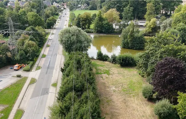 Luftbild der Straße "Am Göhlenbach" | Foto: Gemeinde Seevetal