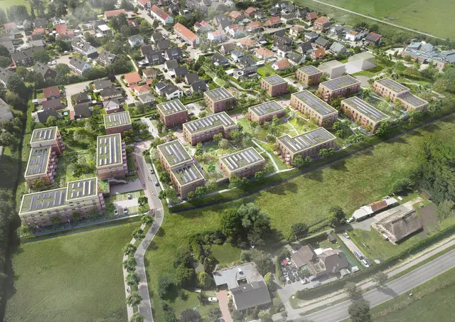 Visualisierung des Orchideenviertels | Foto: HBI/ kbnk Architekten, Hamburg