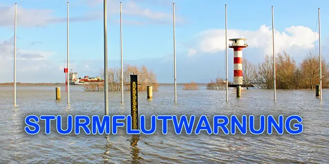 Für die Elbmündung ist am heutigen Freitag (24. Oktober) eine Sturmflutwarnung herausgegeben worden. Das Hochwasser soll an der Schwingemündung (Foto) abends rund zwei Meter höher auflaufen als normal | Foto: jab