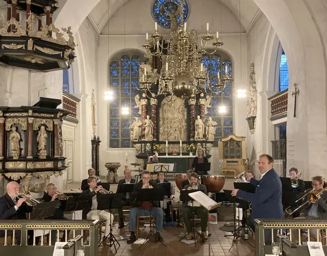 Kultur in der Kirche: Bläserkreis St. Cosmae präsentiert Musik aus Nordamerika in der Kirche St. Marien in Himmelpforten. | Foto: Bläserkreis St. Cosmae