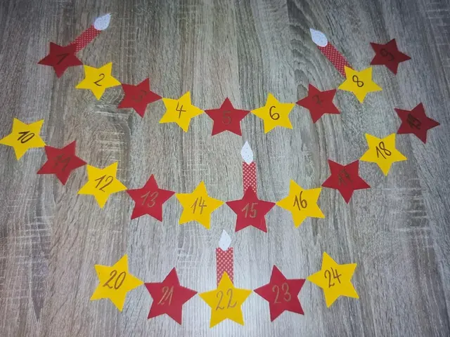 Liebevoll gestaltet: In Handarbeit entstehen die farbenfrohen Adventssterne, die bald Neu Wulmstorfs Schaufenster schmücken sollen | Foto: Sabrina Heinert