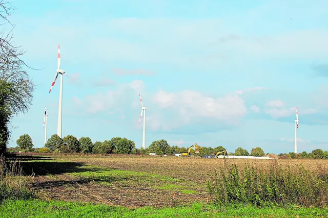 Der alte Windpark befindet sich im Rückbau | Foto: sb