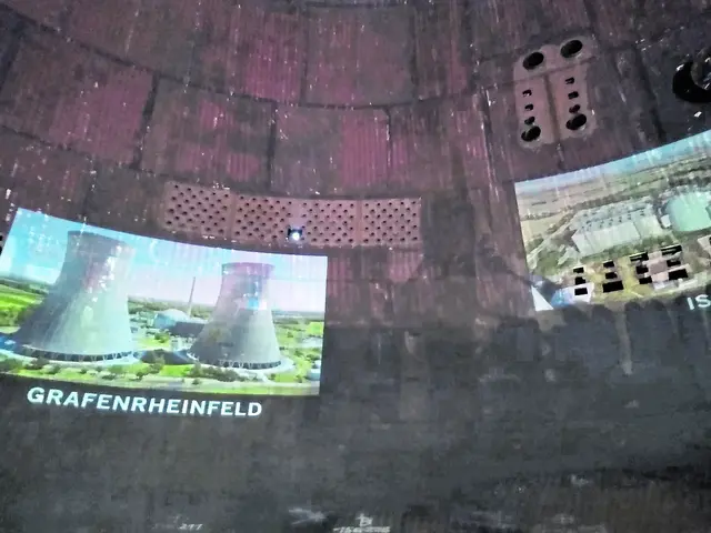 Das Innere der Kraftwerk-Kuppel wurde eine Woche lang zur Leinwand | Foto: sb
