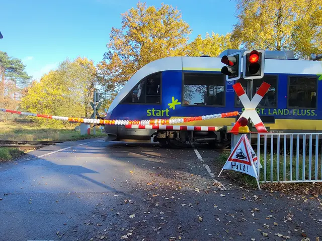 Wenn die Personenzüge, die zwischen Buchholz und Soltau verkehren, fahren, ist die Schranke nur kurz geschlossen, Probleme gibt es nur bei Güterzügen | Foto: sh