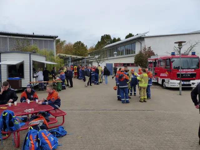 Die Prüfungen fanden auf dem Schulgelände am Borsteler Grund statt | Foto: KJF LK Harburg