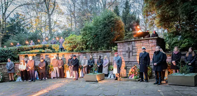 Die kreisweite zentrale Gedenkfeier zum Volkstrauertag findet traditionell auf dem Garnisonsfriedhof in Stade statt.

  | Foto: Landkreis Stade / Christian C. Schmidt