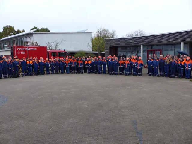 Antreten zur Abnahme der Jugendflamme 2 | Foto: KJF LK Harburg