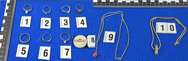 Der sichergestellte Schmuck | Foto: Polizeiinspektion Harburg