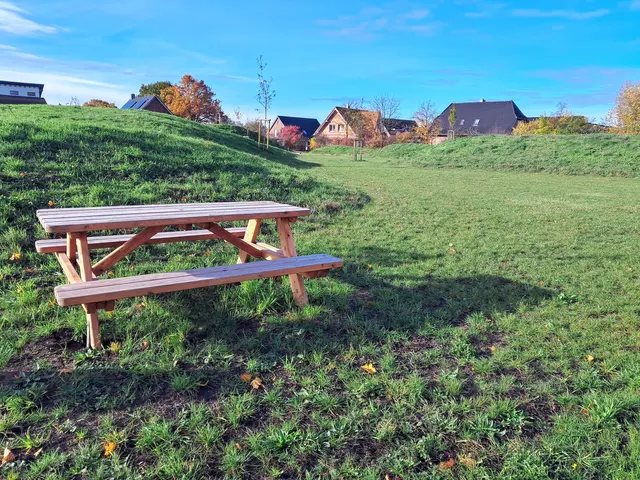 Überall auf der 7,2 ha großen Fläche gibt es Plätze zum Verweilen | Foto: Anika Werner