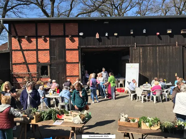 Der Staudenmarkt des Landfrauenvereins Stelle war ein voller Erfolg | Foto: Landfrauenverein Stelle
