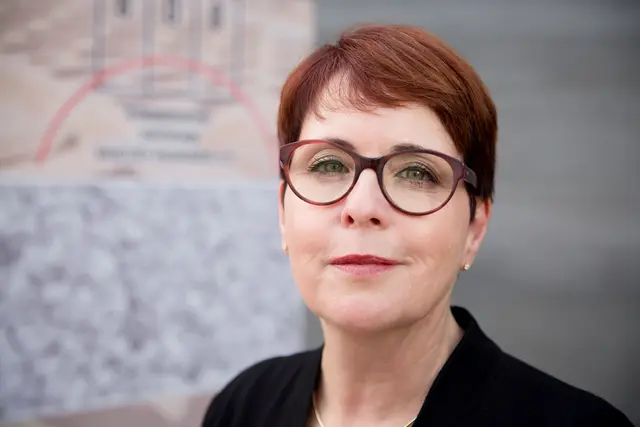  Katharina Metzger vom Bundesverband Deutscher Baustoff-Fachhandel (BDB)
 | Foto: Tobias Seifert