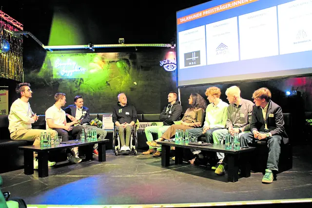 Talk mit den Preisträgern | Foto: sb