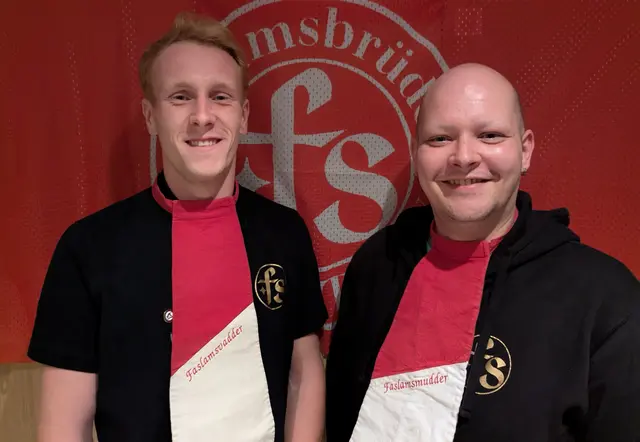 Faslamsvadder Basti und Faslamsmudder Benik freuen sich auf ihr Faslamsjahr | Foto: Stöckter Faslamsbrüder e.V.